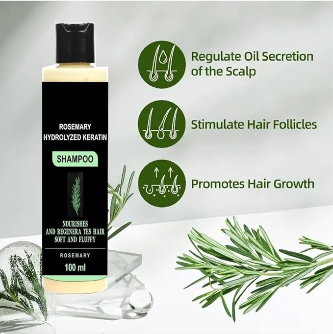 Rosemary Hydrolyzed Keratin Shampoo 100 ml