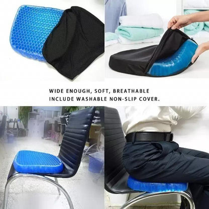 Orthopedic Gel Seat Cushion with Honeycomb Design