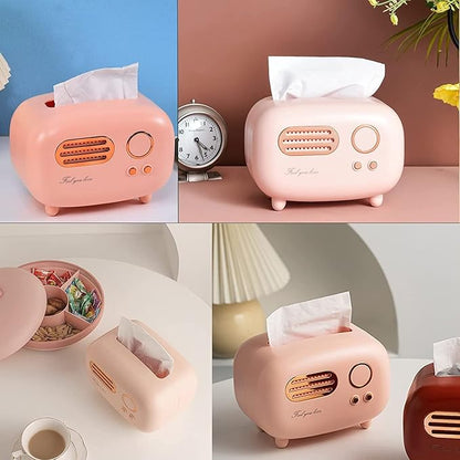 Vintage Radio Tissue Holder