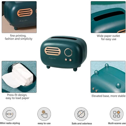 Vintage Radio Tissue Holder