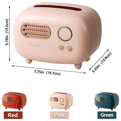 Vintage Radio Tissue Holder