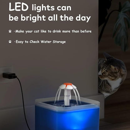 Pet Water Fountain for Cat & Small Dogs 2L (Pack 1)