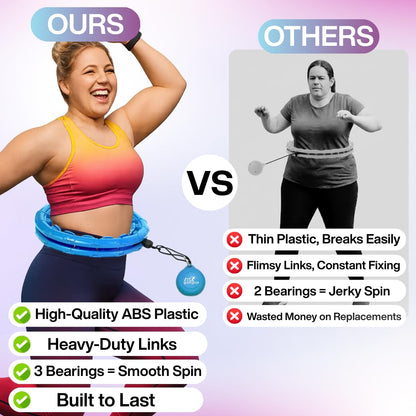 Smart Weighted Hula Hoop for Adults Weight Loss