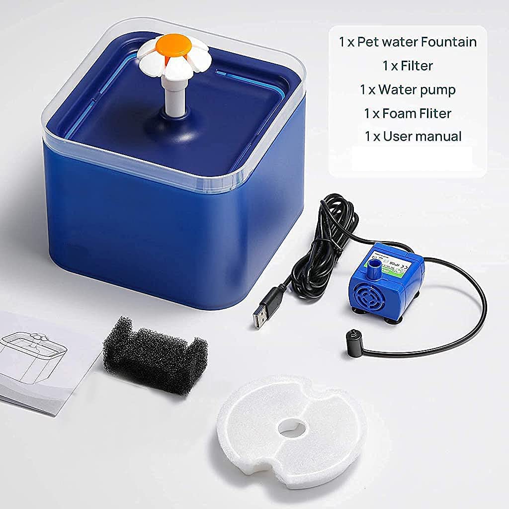 Pet Water Fountain for Cat & Small Dogs 2L (Pack 1)