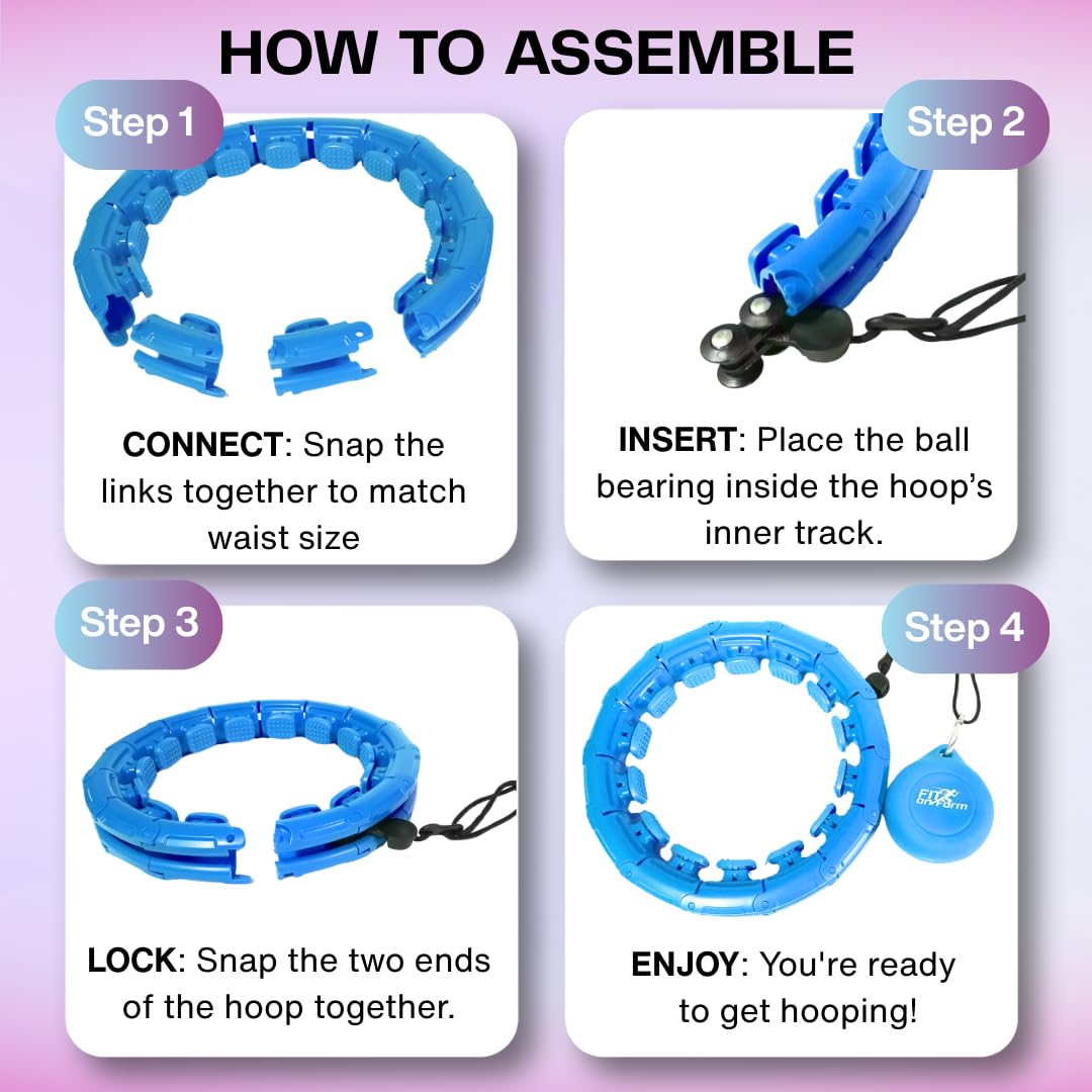 Smart Weighted Hula Hoop for Adults Weight Loss