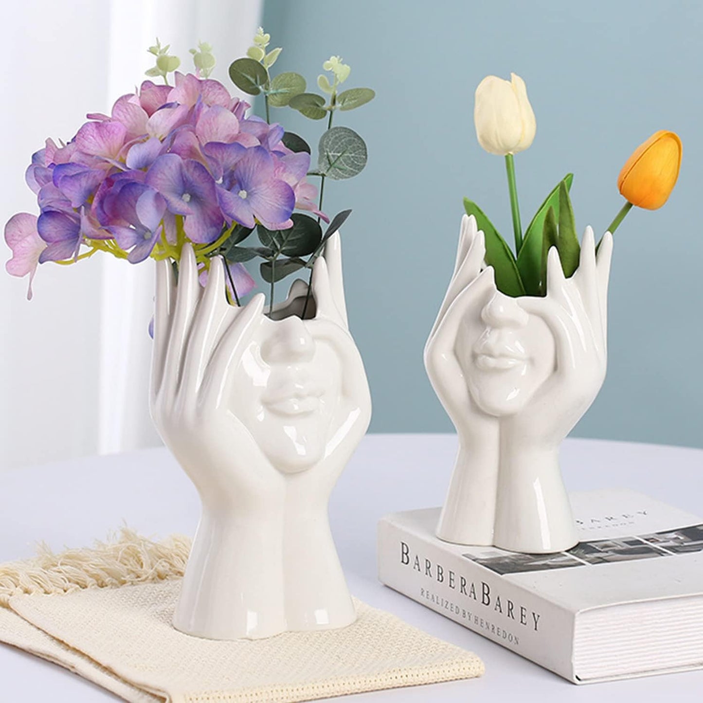 Face Ceramic Vase