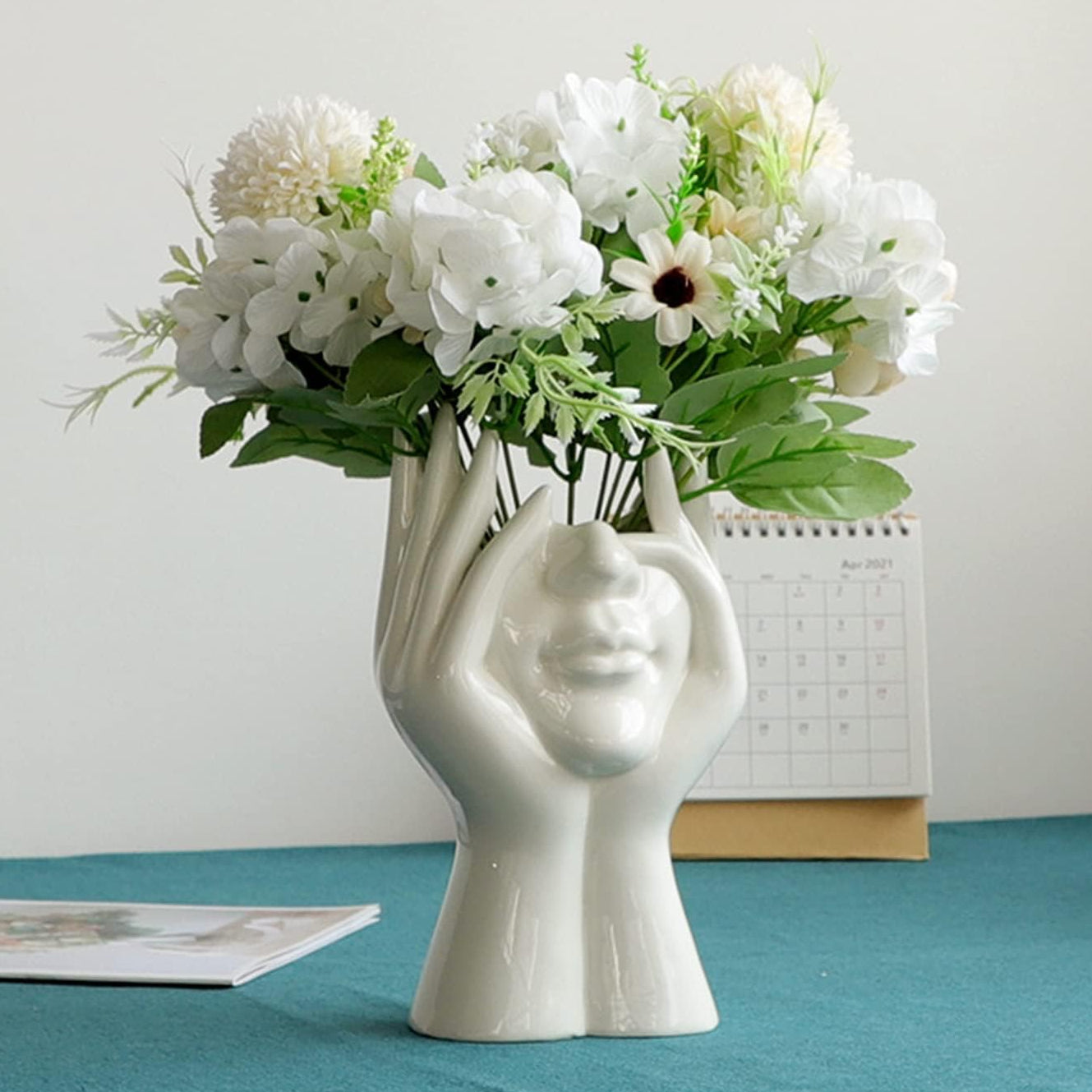 Face Ceramic Vase