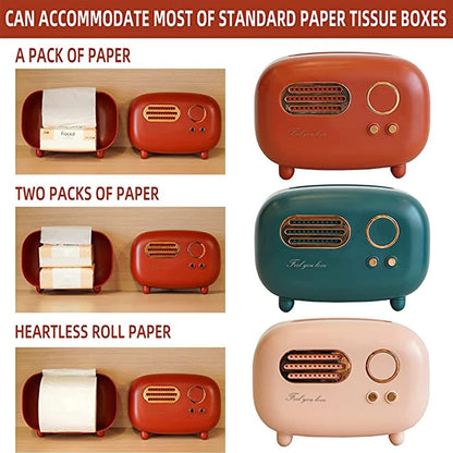 Vintage Radio Tissue Holder