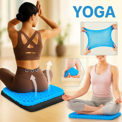 Orthopedic Gel Seat Cushion with Honeycomb Design